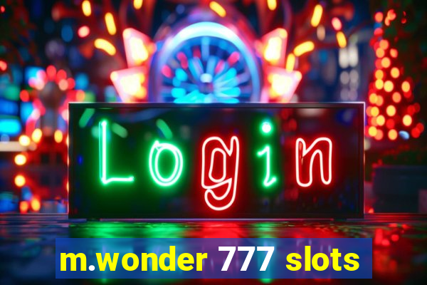 m.wonder 777 slots